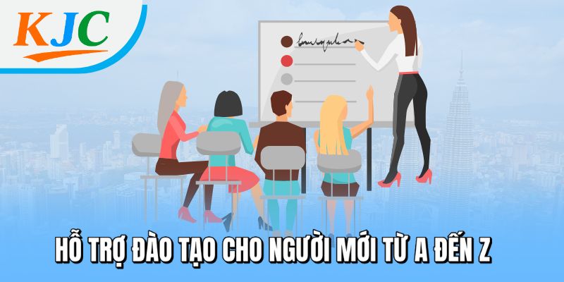 Hỗ trợ đào tạo cho người mới từ A đến Z